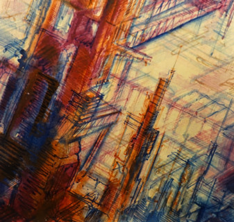 Composition from the Architecture of Industry series