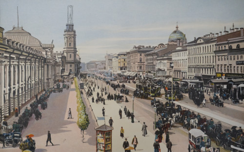 On Nevsky Prospect in St