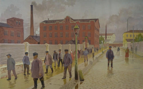Exterior view of a factory