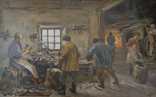 At the Pavlovsk artisans