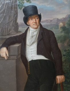 Portrait of a Man in a Top Hat