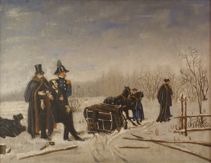 Duel between Pushkin and Dantes