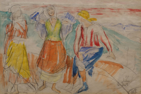 Girls at the Volga River
