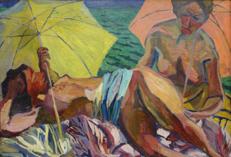 Women with Umbrellas