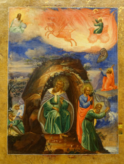 Saint Elijah the Prophet in the Desert