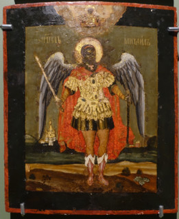 Archangel Michael with the image of the Mother of God 'The Sign'