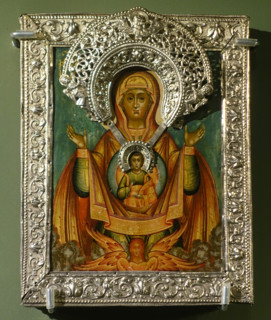 The Icon in oklad revetment