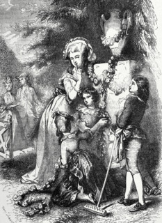 Marie Antoinette (1755-1793). Queen consort of France by her marriage to Louis XVI of France. She