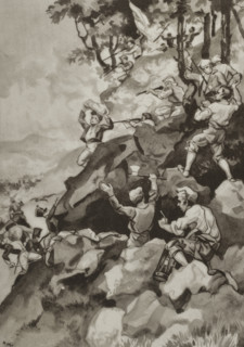Peninsular War (1808-1814). Catalonia. Battles of El Bruch. Engagements fought successively, that