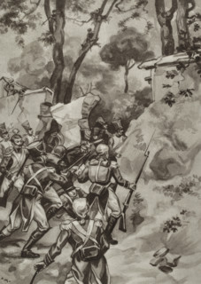 Peninsular War (1808-1814). On the morning of 1st December 1808, the French dragoons appeared in