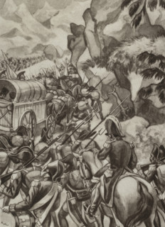 Peninsular War (1808-1814). Departure of the French troops from Spain in 1813. Los guerrilleros de