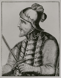 Vasco Nunez de Balboa (c. 1475-1519). Spanish explorer and conquistador. He discovered the Pacific
