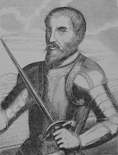 Hernando de Soto (1500-1542). Spanish Adelantado, explorer and conquistador. He took part in the