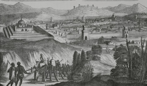 Peru. The city of Cuzco after being rebuilt by the Spanish after they conquered it in 1533.