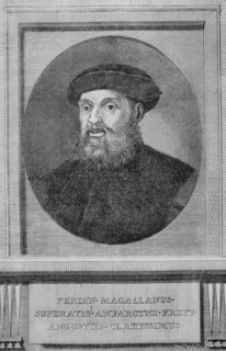 Ferdinand Magellan (1480-1521). Explorer of Portuguese origin. Portrait. Facsimile after a copper