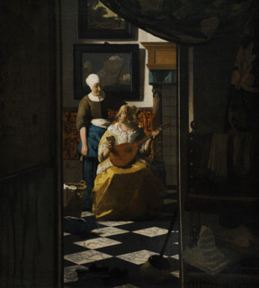 Johannes Vermeer (1632-1675). Dutch painter. The Love Letter, ca. 1669-1670. Oil on canvas, 44 x