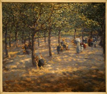 Antonin Slaviƒcek (1870-1910). Czech painter. Letna Park, 1907. Oil on canvas, 112 x 131 cm.