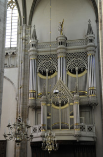 St. Martin's Cathedral. Pipe organ, ca. 1831. Utrecht, Netherlands.