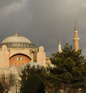 Istanbul, Turkey. Hagia Sophia. Erected by Emperor Justinian and his wife Theodora. Built between