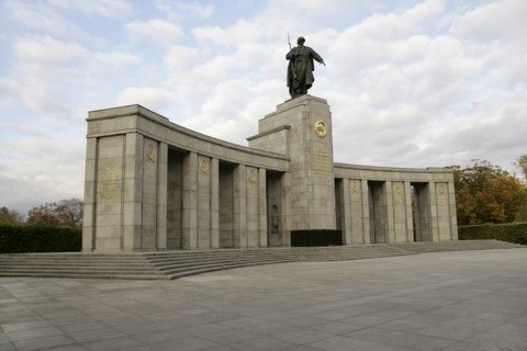 Berlin, Germany. Soviet War Memorial in the Tiergarten (Sowjetisches Kriegerdenkmal). Memorial