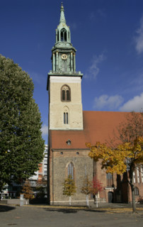Berlin, Germany. St. Mary's Church (Marienkirche). Originally a Catholic parish church (second half