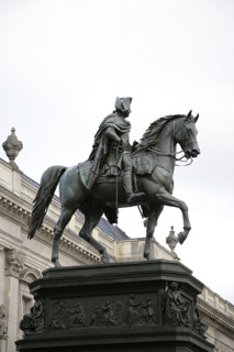 Frederick II the Great (1712-1786). King of Prussia (1740-1786). Equestrian statue of Frederick the