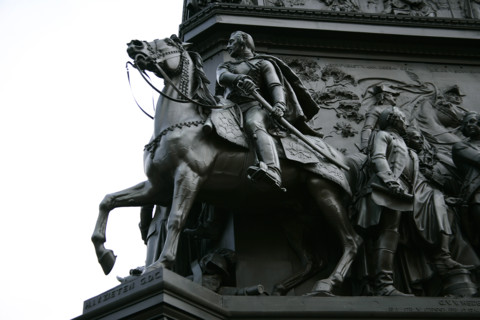 Hans Joachim von Zieten (1699-1786). Cavalry general in the Prussian Army. Zieten on horseback.