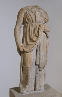 Ancient Greece. Statue of a young girl. Dated to the last quarter of the 4th century BC.