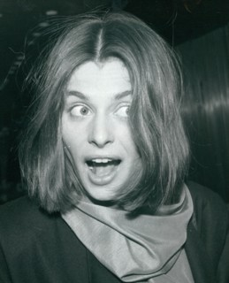 Nastassja Kinski with playful look