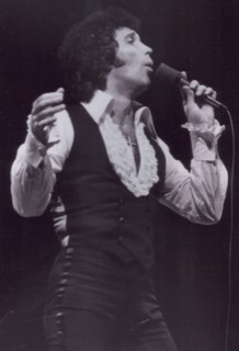 Tom Jones performing in Las Vegas