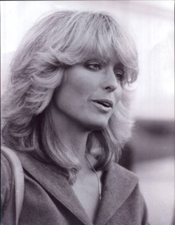 Close up of Farah Fawcett