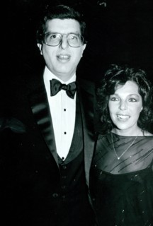 Composer Marvin Hamlisch and singer and songwriter Carol Bayer-Sager