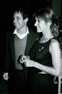 Paul Simon and Carrie Fisher