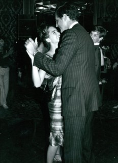 Brooke Shields dancing with her father, Frank Shields