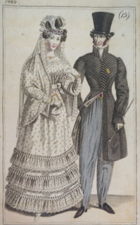 Illustration from the 'Ladies' Journal'. 1826.