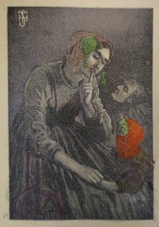 Illustration from the book The Silver Skates. Drawings by Theophile Schuler (1821-1878). 1870.
