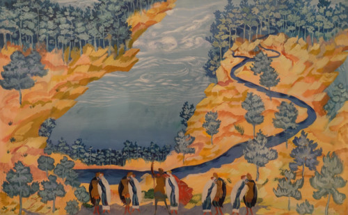 Aleksandr Yakovlev (1887-1938). Decorative Motif. 1916.