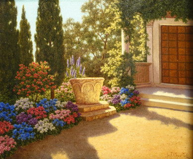 In the Garden of Villa Cypria