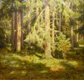 Morning Sun. 1915. Ivan Fedorovich Shultze (1874-1939).