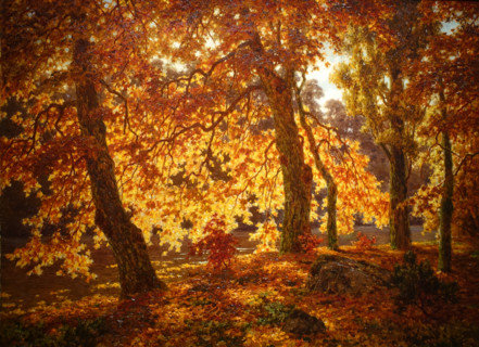 Autumn Landscape. 1924. Ivan Fedorovich Shultze (1874-1939).