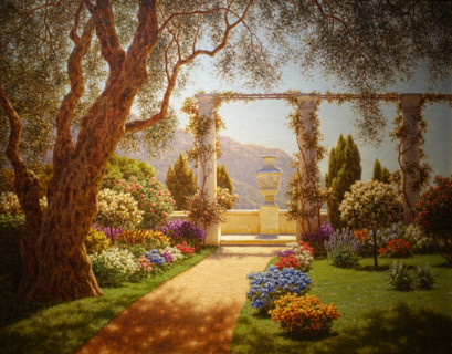 Mediterranean Garden. Circa 1925. Ivan Fedorovich Shultze (1874-1939).