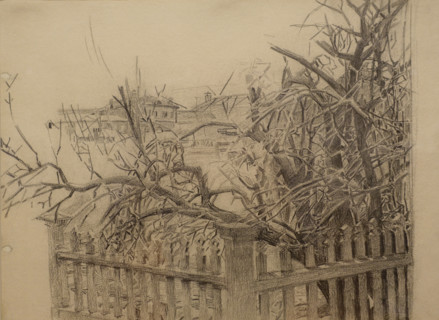 Konstantin Bogaevsky (1872-1943). Landscape. Trees. 1920s.
