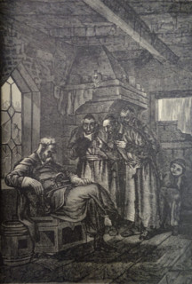 Illustration from book 'Taras Bulba'. A Novel by Nikolai Gogol (1809-1852). 1893.