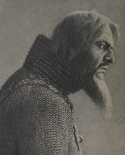 Portrait of opera singer Feodor Chaliapin (1873-1938). Ivan the Terrible