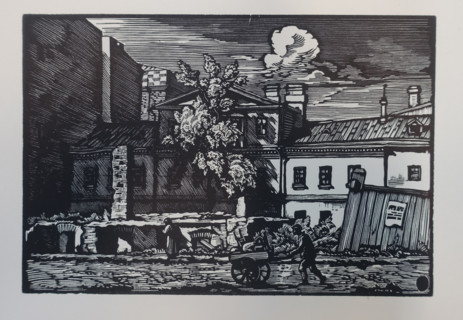 Petrograd. Alexandrovsky Prospekt in 1922. 1928. Pavel Aleksandrovich Shillingovsky (1881-1942).
