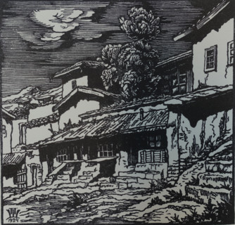 Crimea. Bakhchisaray. Shoemakers' Row. 1924. Pavel Aleksandrovich Shillingovsky (1881-1942).