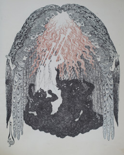 Vyacheslav Karatygin (1875-1925). Illustration from the book 'Skrjabin'. 1915.