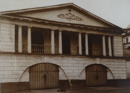The outbuildings of the Sheremeteva House on Nikitsky Boulevard (demolished). 19th century.