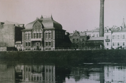 The Tsvetkov House on Prechistenskaya Embankment. 1900s.