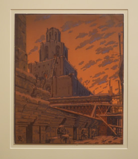 Tower. Construction of the Kazan Railway Station. Vadim Falileyev (1879-1950). 1916.